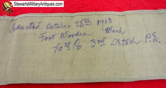  US, WWI Soldiers Victory Medal Grouping, Fort Worden Washington — image 2