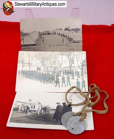  US, WWI Soldiers Victory Medal Grouping, Fort Worden Washington — image 7