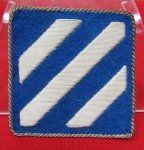 US Post WWII 3rd Infantry Division SSI, German Mfg.