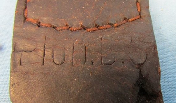  German WWI M1915 Prussian EM Buckle & Tab, Pioneer Bn Nr.5 — image 4