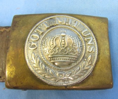 German WWI Prussian Enlisted M1895 Buckle & Tab — image 3