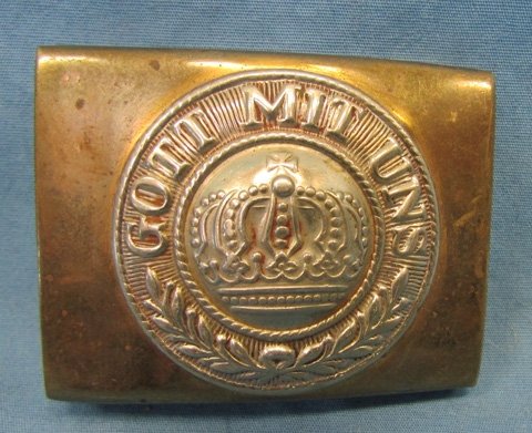  German WWI Era M1895 Prussian Enlisted Buckle — image 2