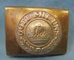 German WWI Era M1895 Prussian Enlisted Buckle