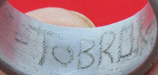  Italian WWII, North Africa, Trench Art Rings, Tobruk 1941 — image 8