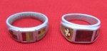 Italian WWII, North Africa, Trench Art Rings, Tobruk 1941