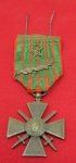 French WWI Croix de Guerre Bravery Medal, 1914/1918
