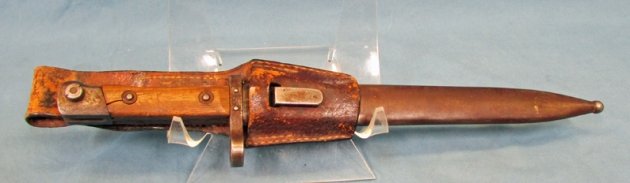  Rumanian, WWI-WWII Era, M1895 Bayonet and Frog — image 2