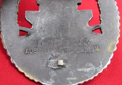  German WWII Kriegsmarine High Seas Fleet Badge, Missing Clasp — image 4