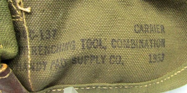  US Korean War Era Shovel Cover 1953 Dated — image 4