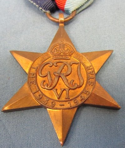  British WWII 1939 1945 Campaign Star — image 3