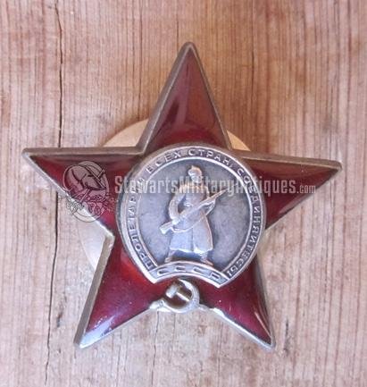  Soviet WWII Red Star, Nr.1463221, Researched, Red Army Senior Lieutenant — image 2