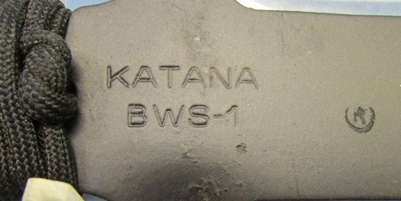  US Gulf War Era Ontario Knife Company Black Wind Katana — image 5