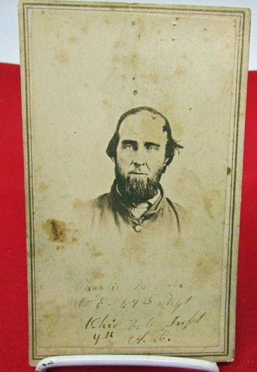  US Civil War Identified CDV, 69th Ohio Volunteer Infantry — image 2