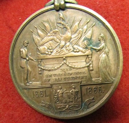  US Civil War West Virginia Medal, For Liberty, Co.E, 8th Rgt Infy, Died — image 4