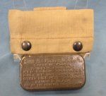 US WWI Pattern Bandage Pouch, JQMD 1942,