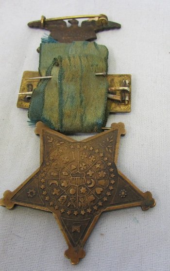  US Civil War GAR Membership Medal, Numbered Edge — image 5