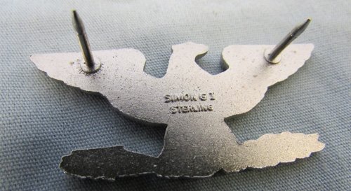  US Vietnam Full Colonel Shoulder Rank Insignia, Sterling — image 3