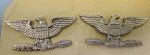 US Vietnam Full Colonel Shoulder Rank Insignia, Sterling