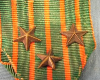  French WWI Medal for Bravery, Croix de Guerre, 1914-1917 — image 3