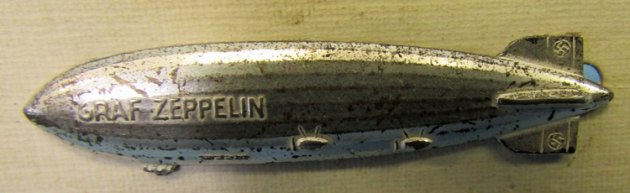  German Pre WWII, Graf Zeppelin Pin on Original Sales Card Stock — image 3