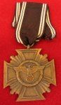 German WWII NSDAP 10 Year Long Service Medal and Ribbon