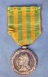 French, 1883-1885 Tonkin-China-Annam (Vietnam) Campaign Medal, Silver