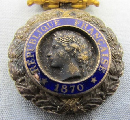  French. Post 1870, Medaille Militaire & Ribbon — image 4