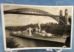 German WWII, Postcard, Kreuzer Karlsruhe, 1937