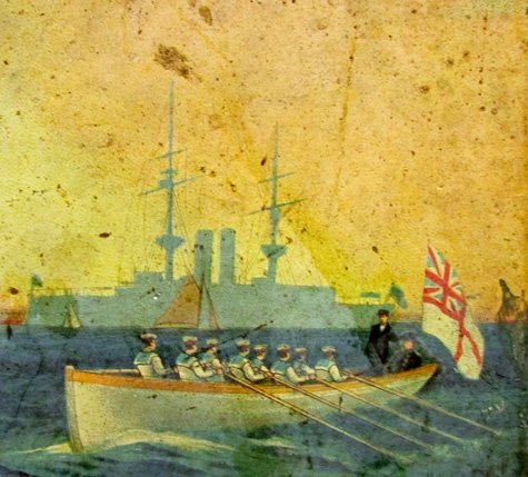  British Pre WWI Biscuit Tin, Royal Navy — image 4