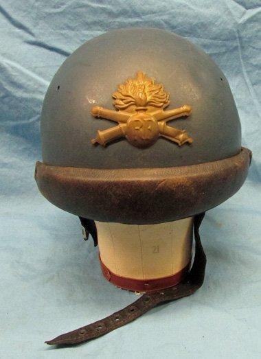  French Pre WWII Armored Troops Helmet — image 3