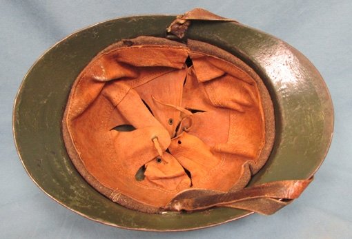  Italian WWI Adrian Pattern Helmet & Liner — image 3