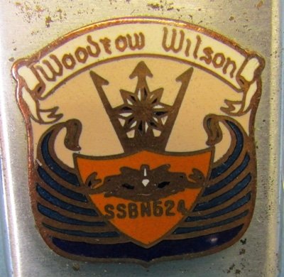  US Cold War Cigarette Lighter, USS Woodrow Wilson, Ballistic Submarine — image 3