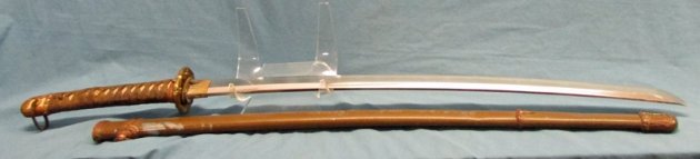  Japanese WWII Officers Katana, Souvenir Presentation — image 7