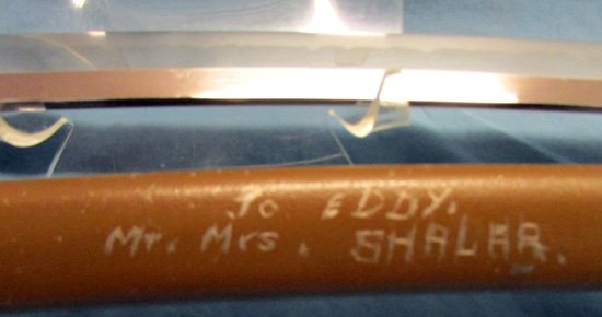  Japanese WWII Officers Katana, Souvenir Presentation — image 8
