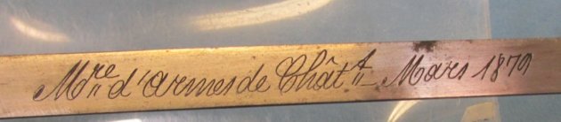  French M1874 Gras Bayonet St Etienne 1879 — image 5