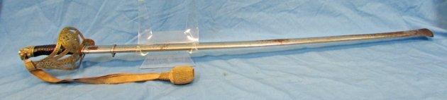  Royal Yugoslavian Army Sword & Knot, Alcoso Mfg — image 2