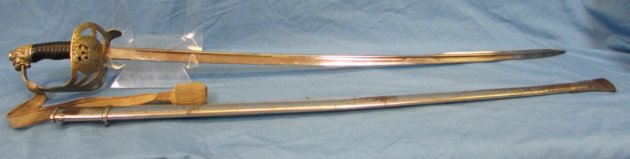  Royal Yugoslavian Army Sword & Knot, Alcoso Mfg — image 6