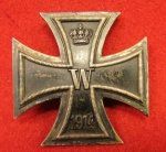 German WWI Iron Cross 1st Class, 925 Stamped Reverse