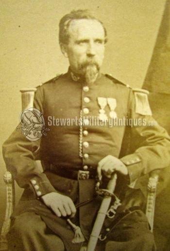  French, 2nd Empire, Decorated Army Officer CDV — image 3