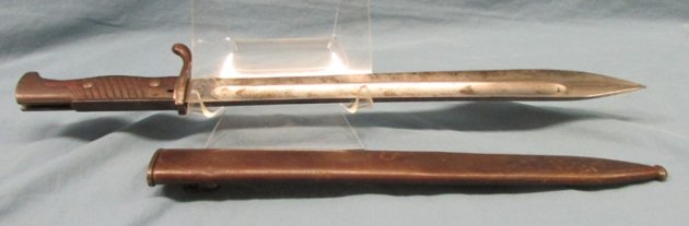  German WWI 98/05 Bayonet & Scabbard, Schilling Mfg, 1916. — image 6