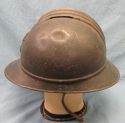  French WWI Adrian Infantry Helmet, — image 4