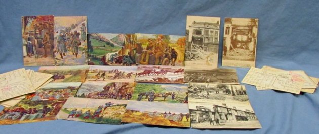  British WWI, Identified Medal, Postcard & Map Grouping, Army Doctor — image 8