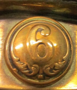  French WWI, Trench Art Visor Hat Ashtray — image 3