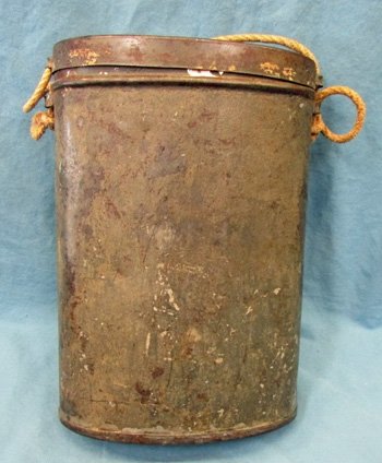  French WWI Gasmask Tin, Anti-Gas Gloves — image 2