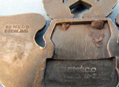  US Cold War Senior Navigator/Observer Full Size Wings, Sterling, Gemsco Mfg — image 4