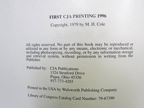  Book, US Military Knives by M. H. Cole, Book III — image 4