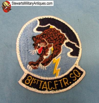  US Vietnam War 81st Tactical Fighter Squadron Jacket Patch — image 2