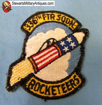  US Vietnam War Era 336th Fighter Squadron patch, Rocketeers — image 2