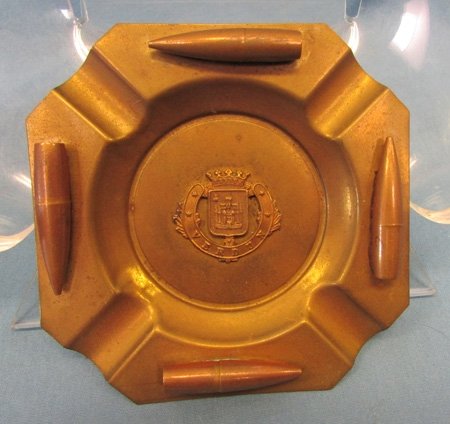  WWI Verdun Trench Art Souvenir Ashtray — image 2