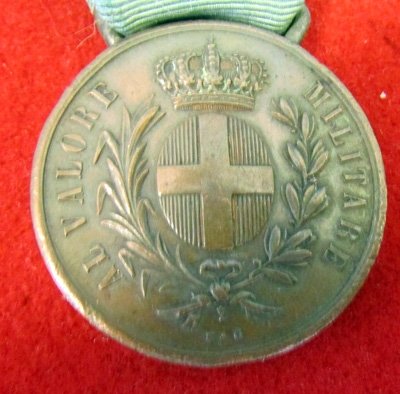  Italian WWI, Bronze Al Valore Medal 1917, Named — image 3